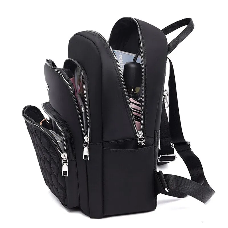 Fashion Casual Women Travel Backpack Pretty Style Girls School Book Backpack High Quality Durable Soft Fabric Women&#39;s Backpack
