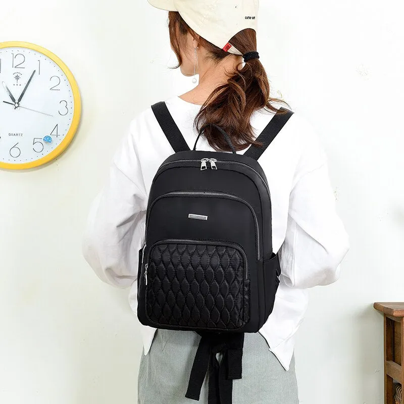 Fashion Casual Women Travel Backpack Pretty Style Girls School Book Backpack High Quality Durable Soft Fabric Women&#39;s Backpack