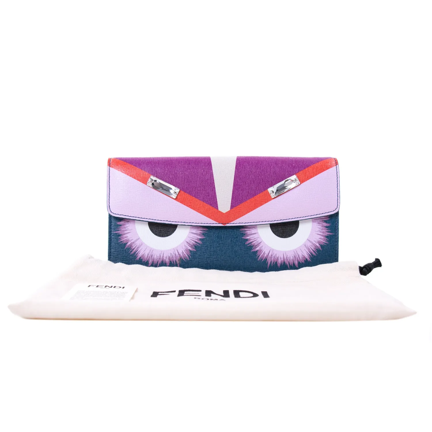 Fendi Monster Continental Wallet
