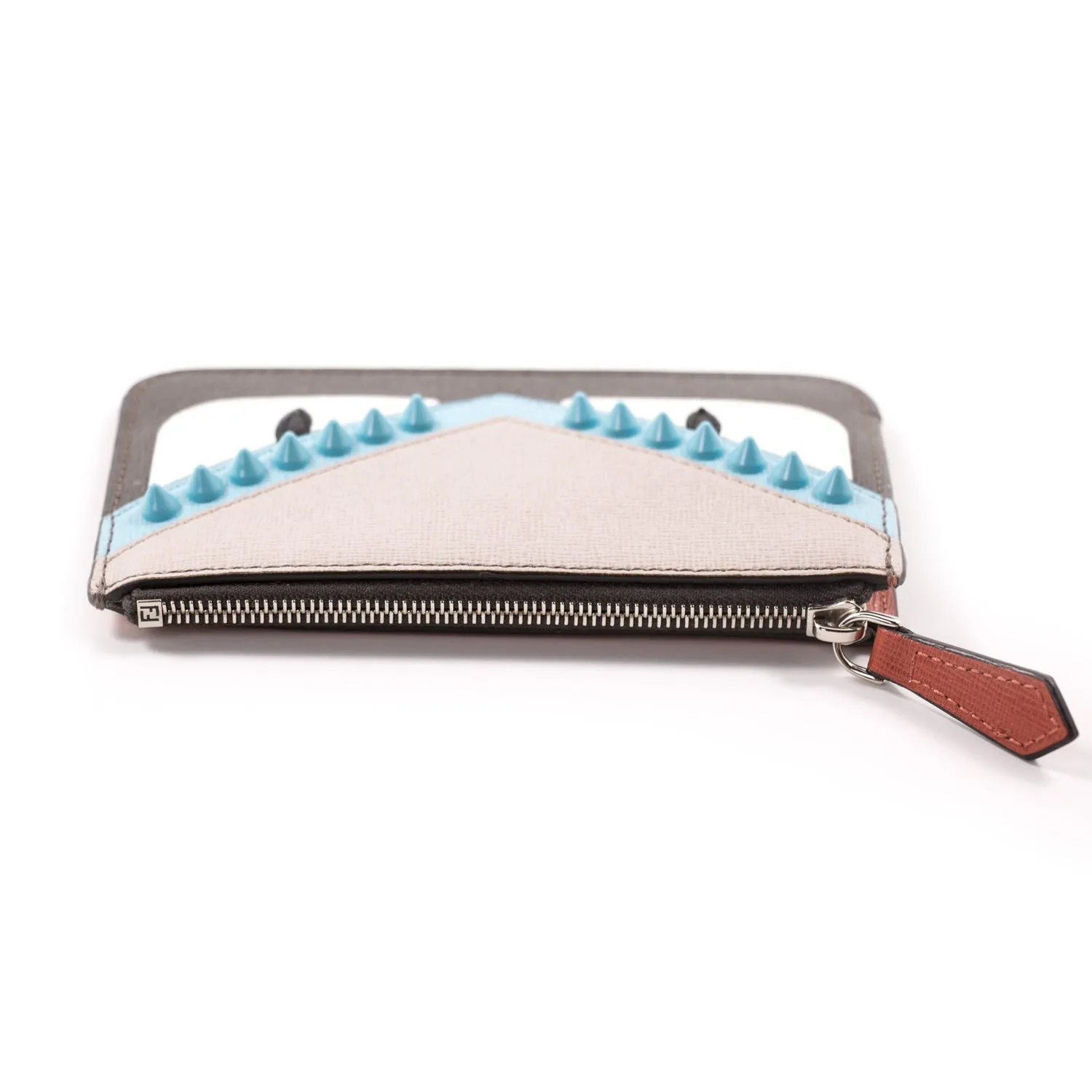 Fendi Monster Vitello Elite Leather Key Case