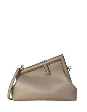 Fendi Poudre Lambskin Leather Small First Crossbody/Clutch Bag