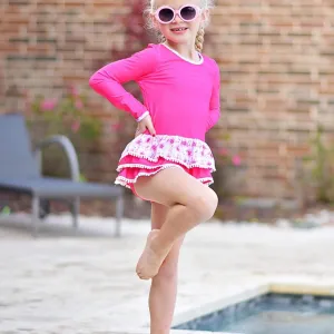 Flamingo Rashguard Set (SIZE 12 & 14 ONLY)