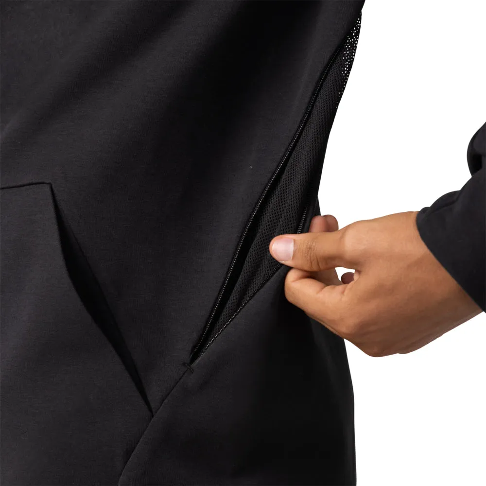 FOX RISE ZIP FLEECE HOODY [BLACK]