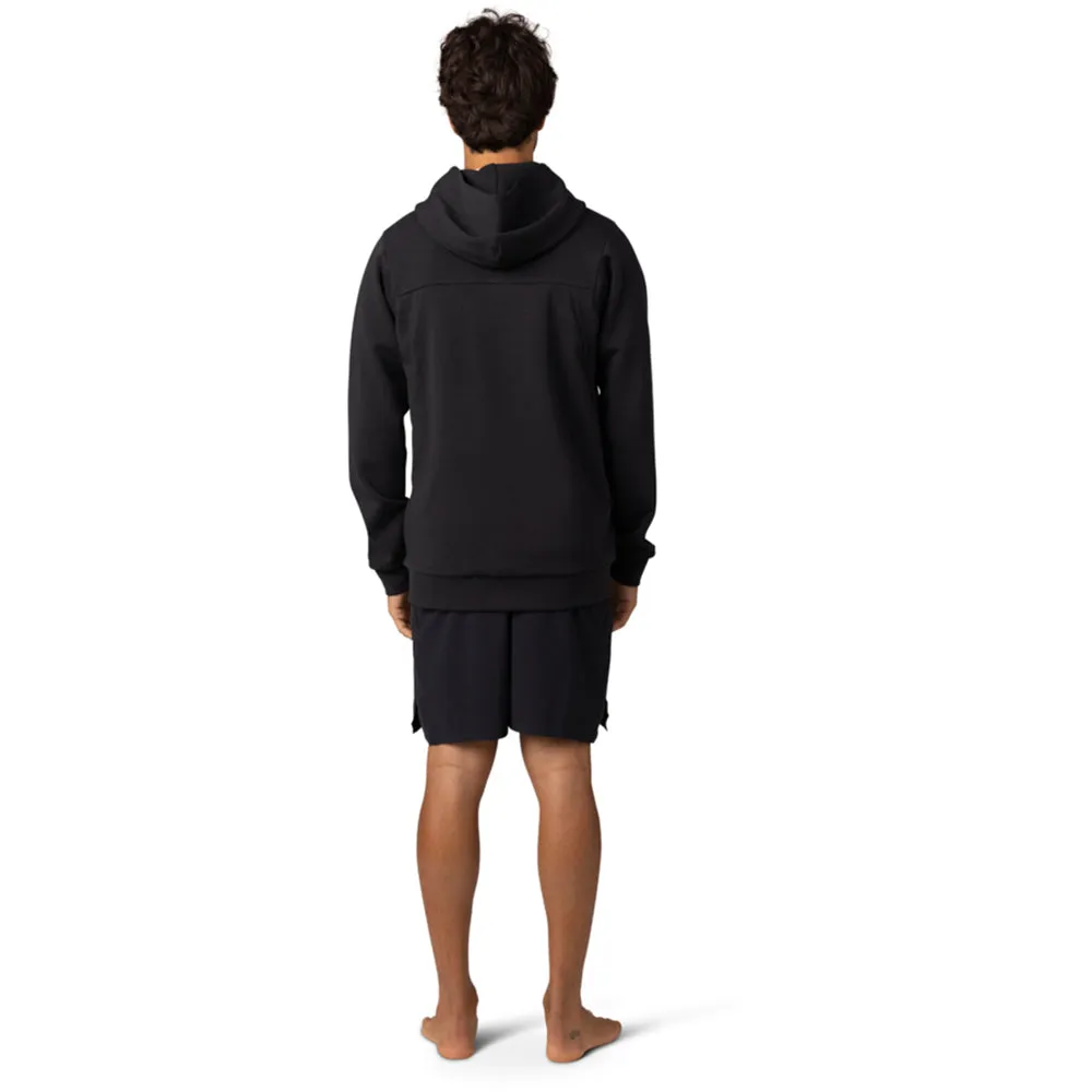FOX RISE ZIP FLEECE HOODY [BLACK]