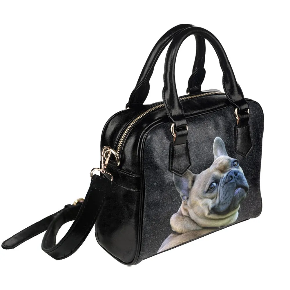 French Bulldog Shoulder Bag - Black