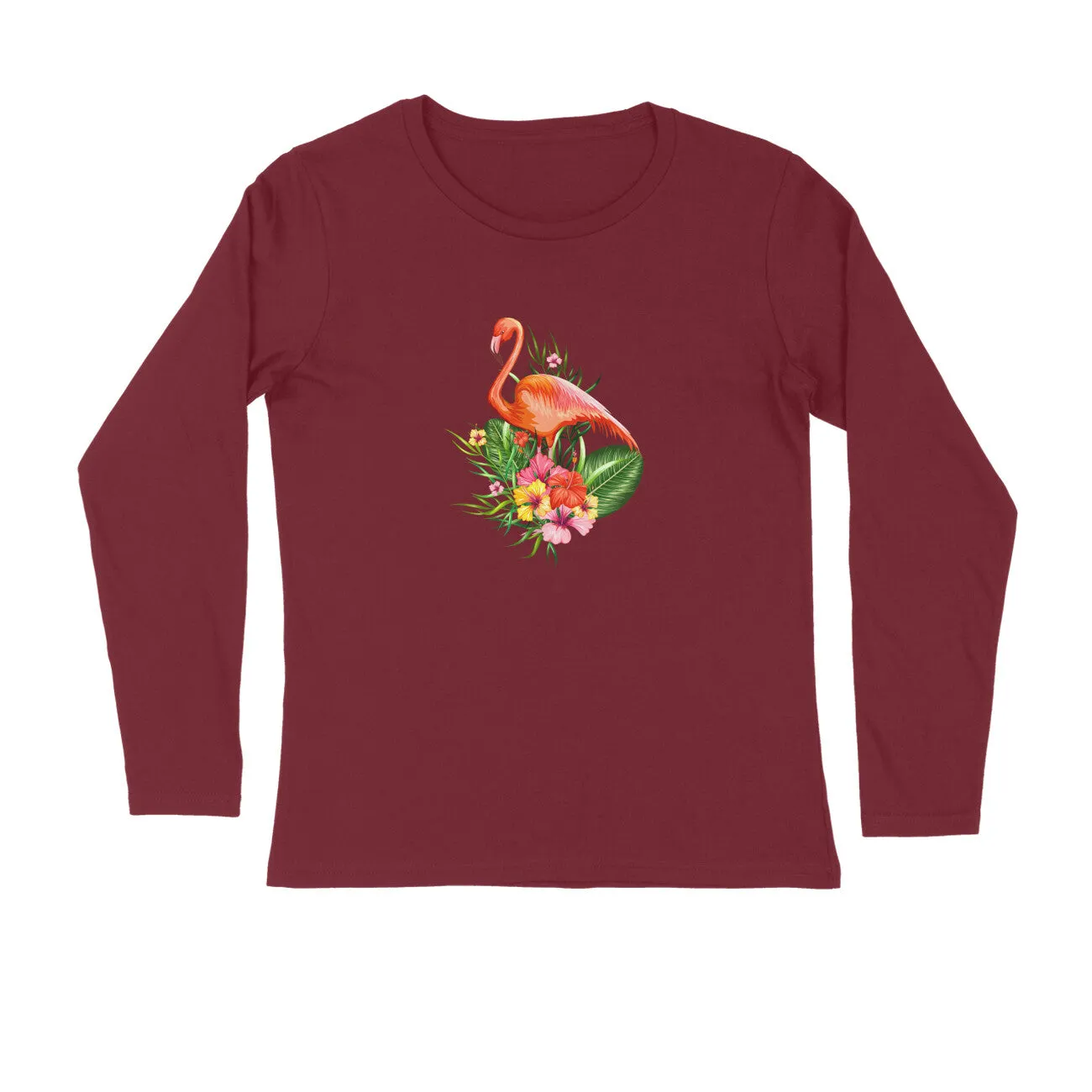 Full Sleeves Round Neck (Men) - Fashionable Flamingo (7 Colours)