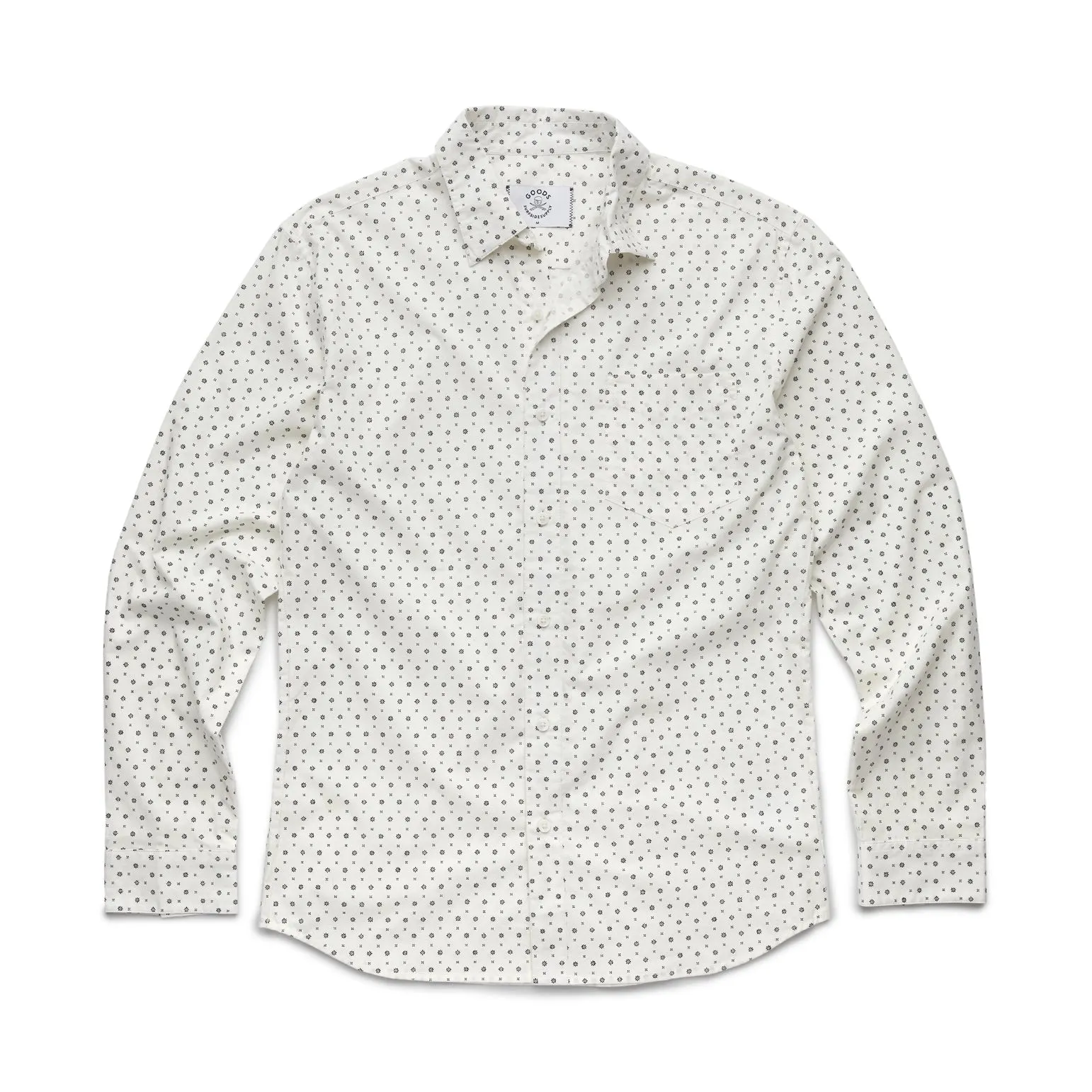 Geo Floral Pocketed Shirt