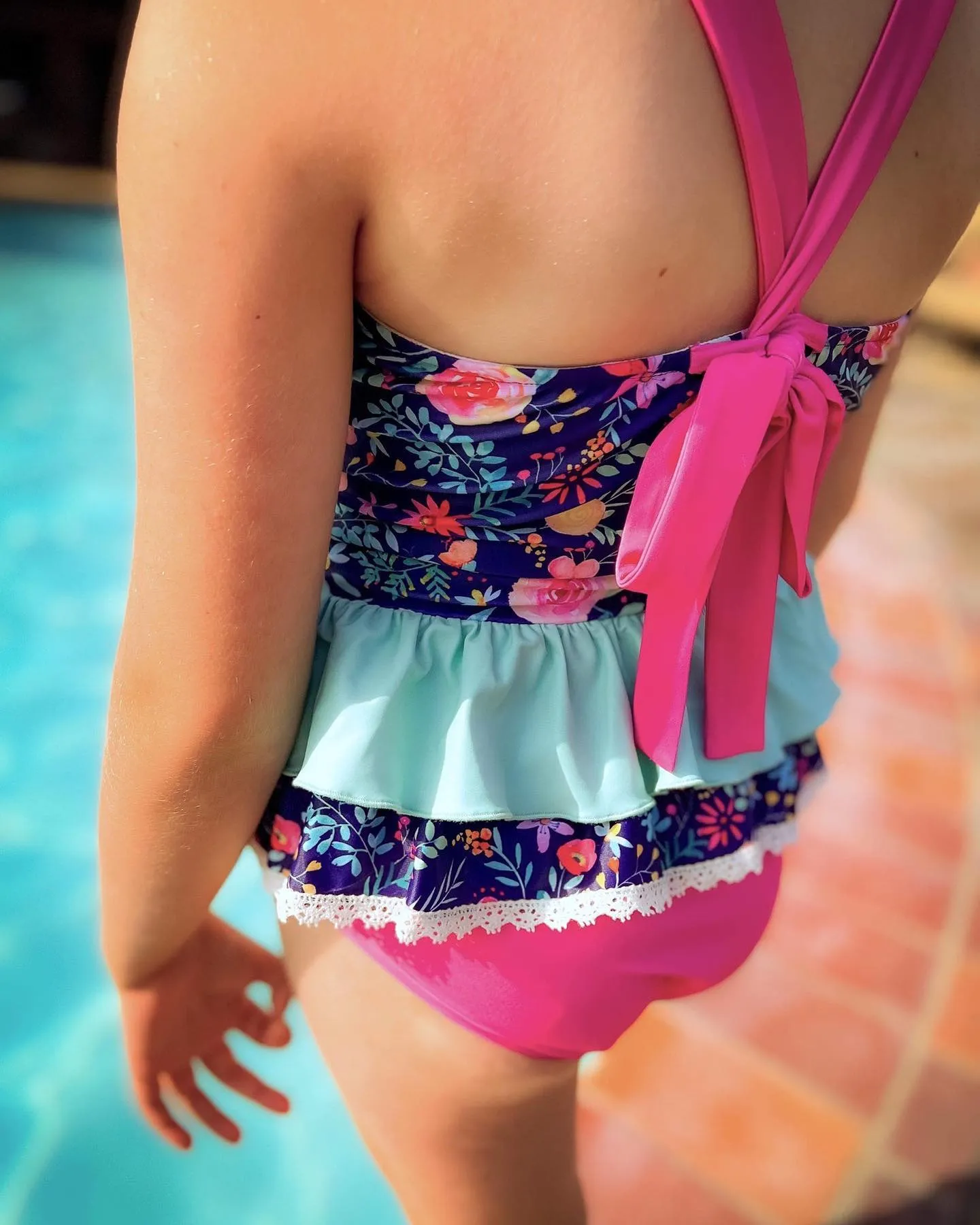 Girls Tankini Set-Florida Coast 4.0.
