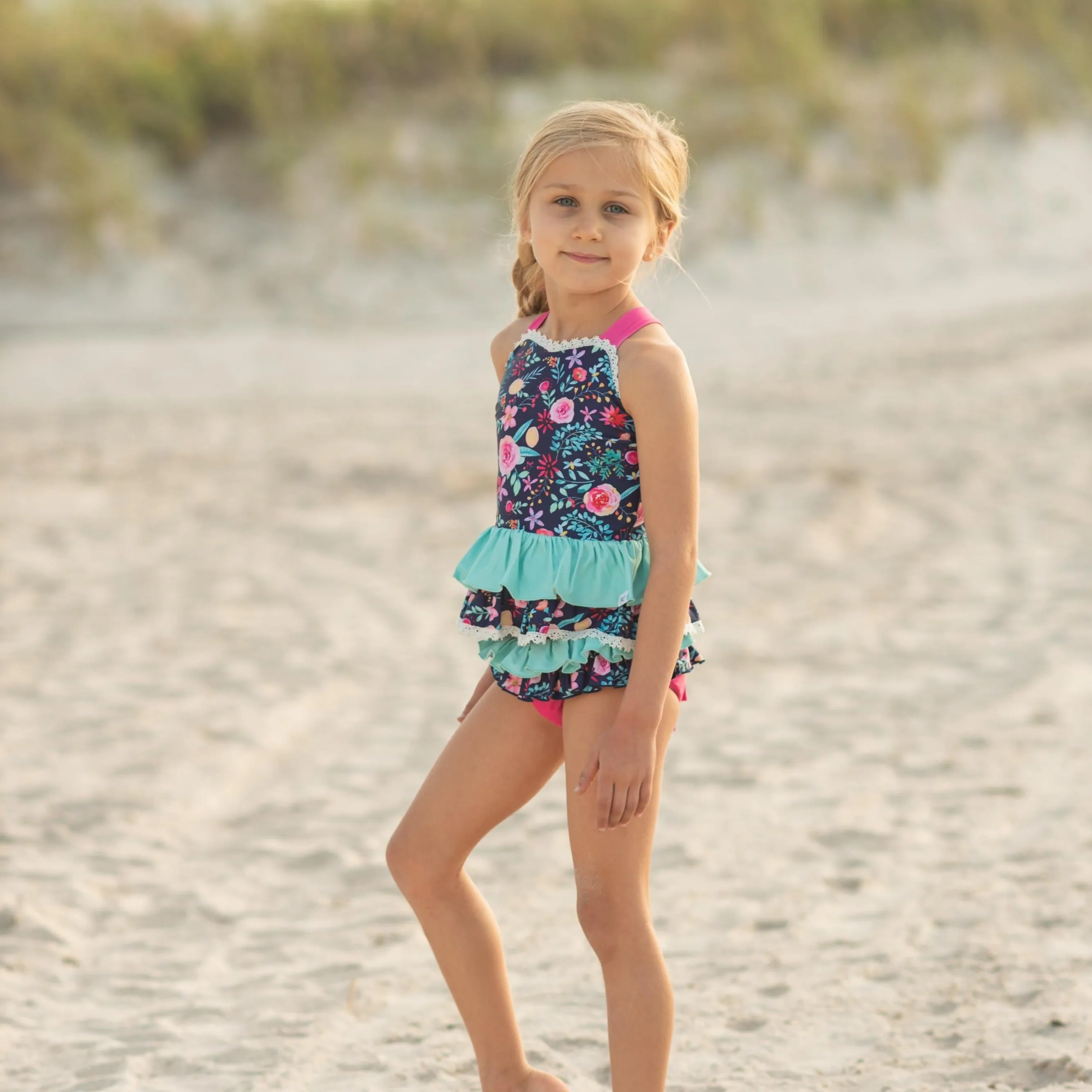 Girls Tankini Set-Florida Coast 4.0.