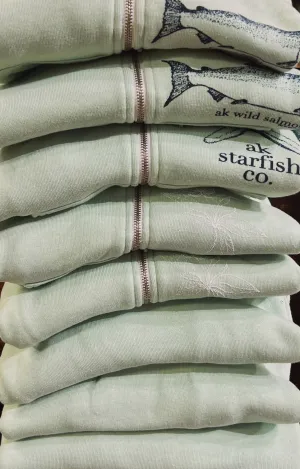 Glacier AK Wild Salmon 50/50 Pullover Hoody $68.00