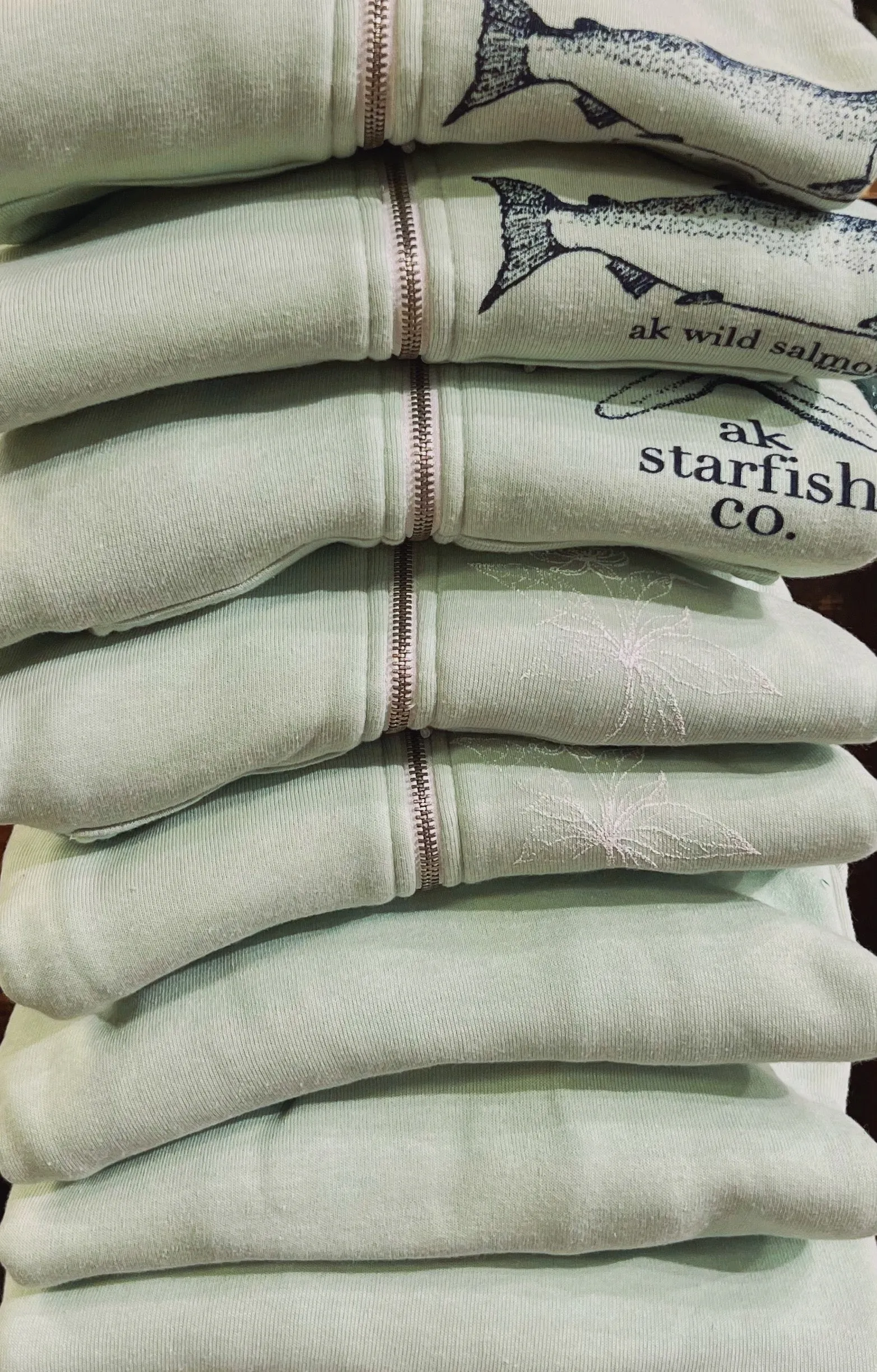 Glacier AK Wild Salmon 50/50 Pullover Hoody $68.00