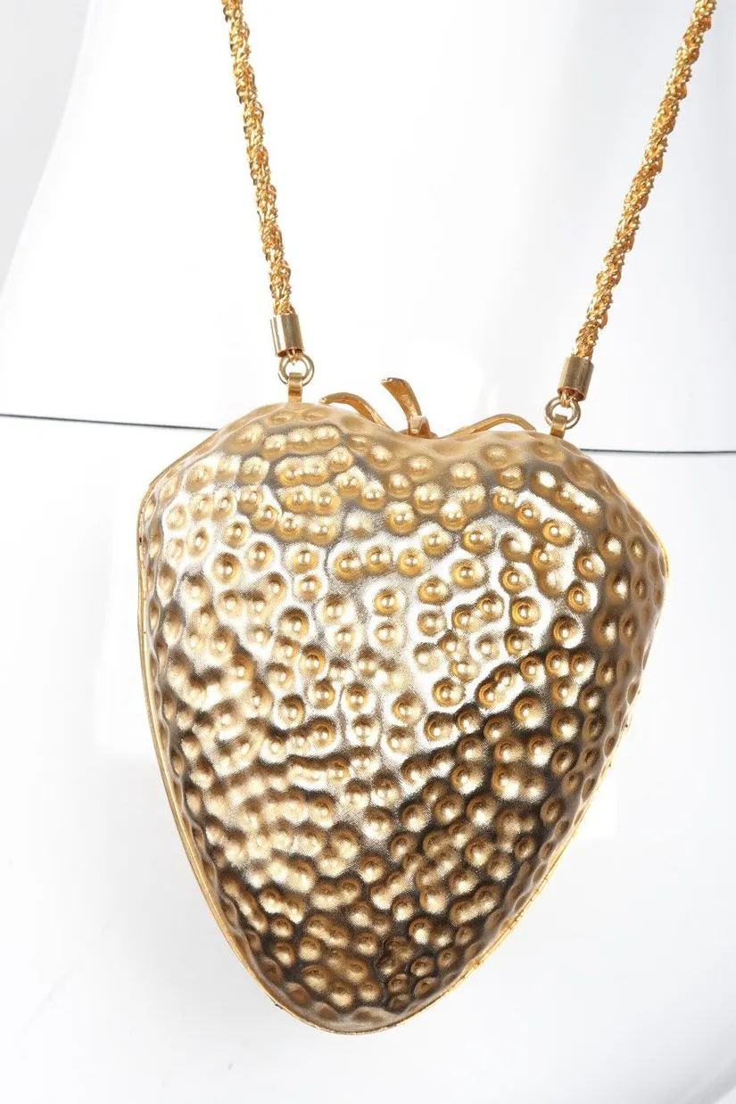 Golden Strawberry Bag