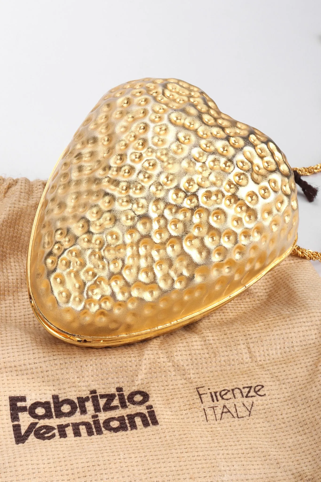 Golden Strawberry Bag