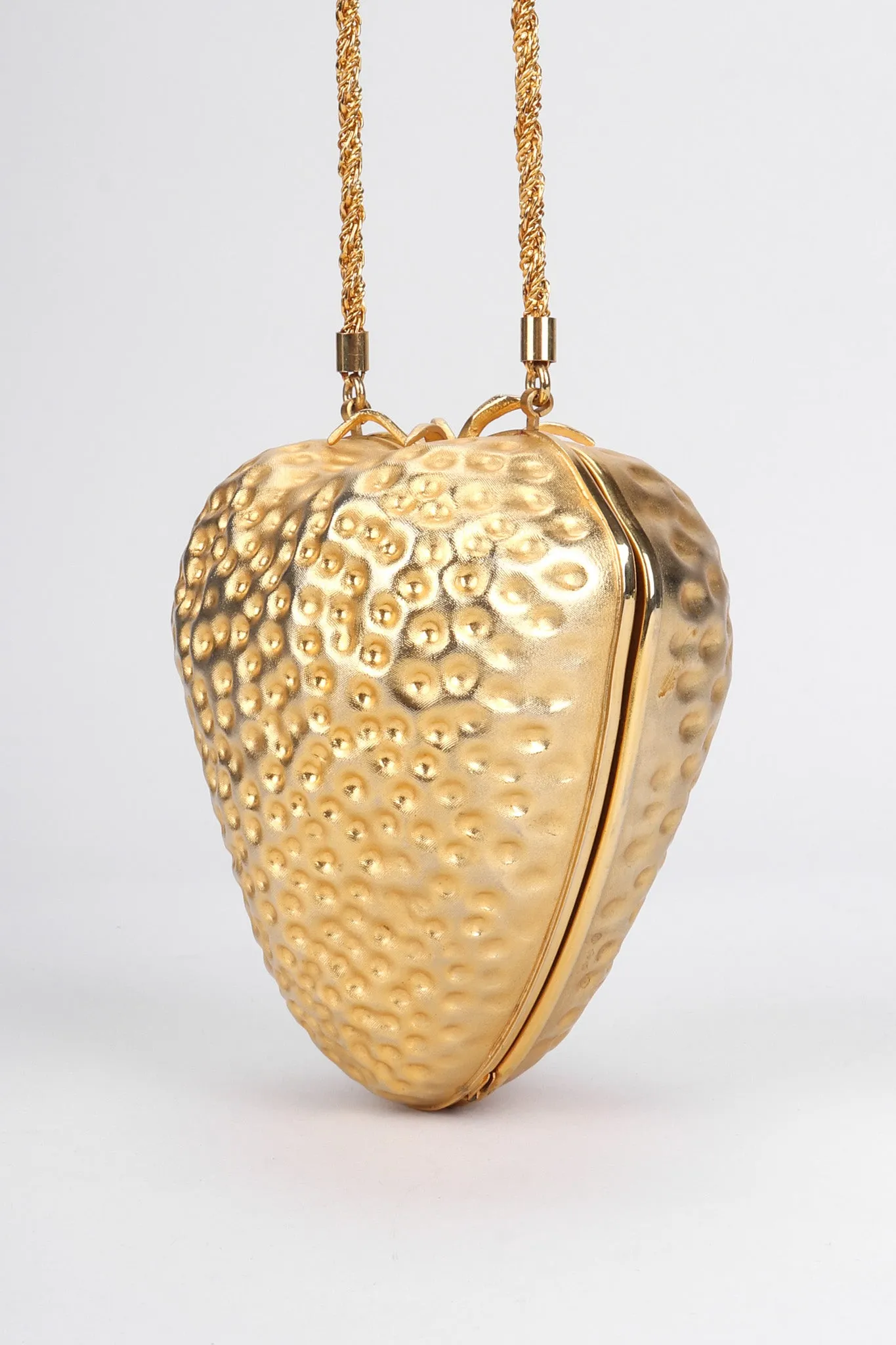 Golden Strawberry Bag