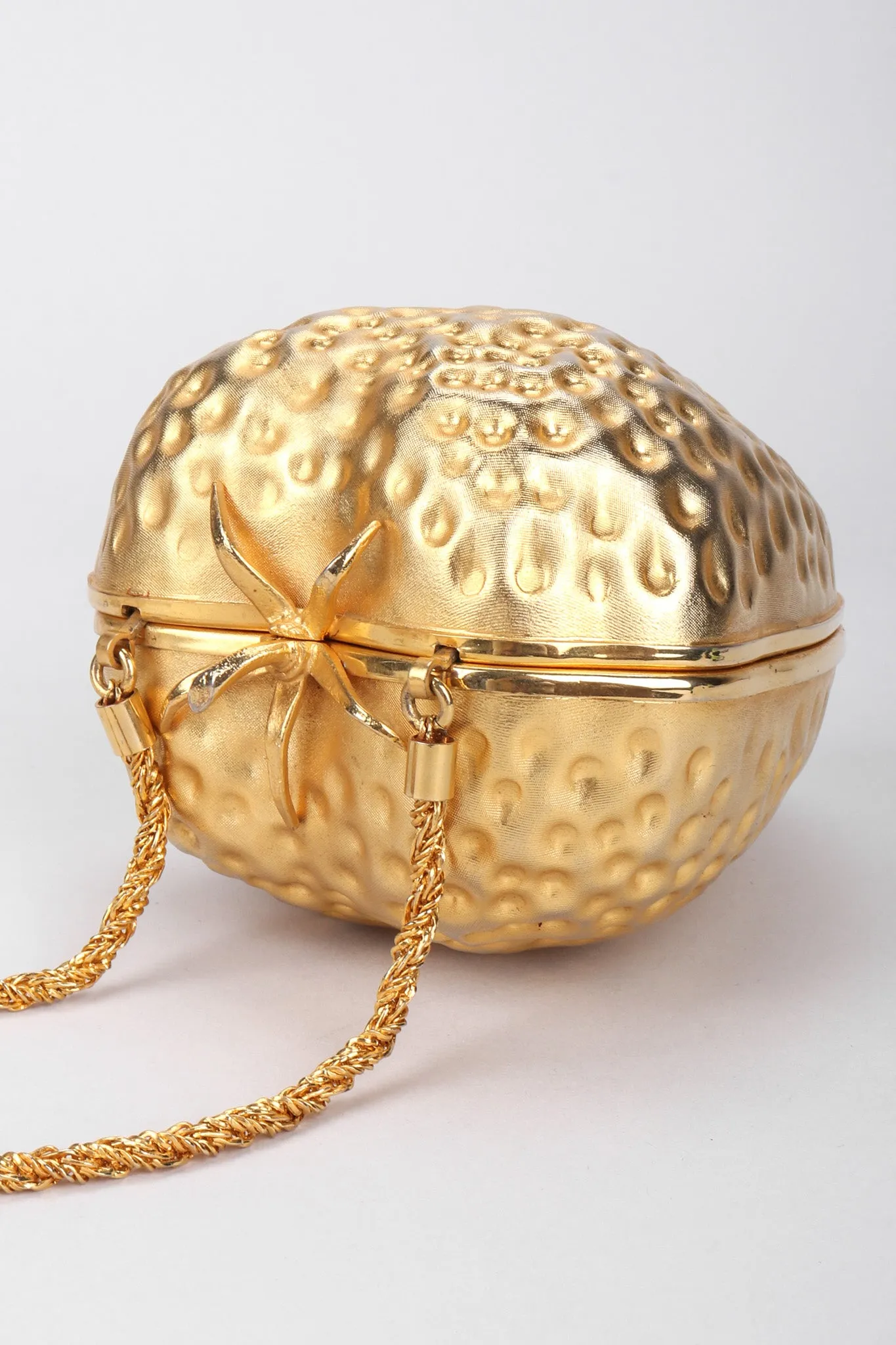 Golden Strawberry Bag