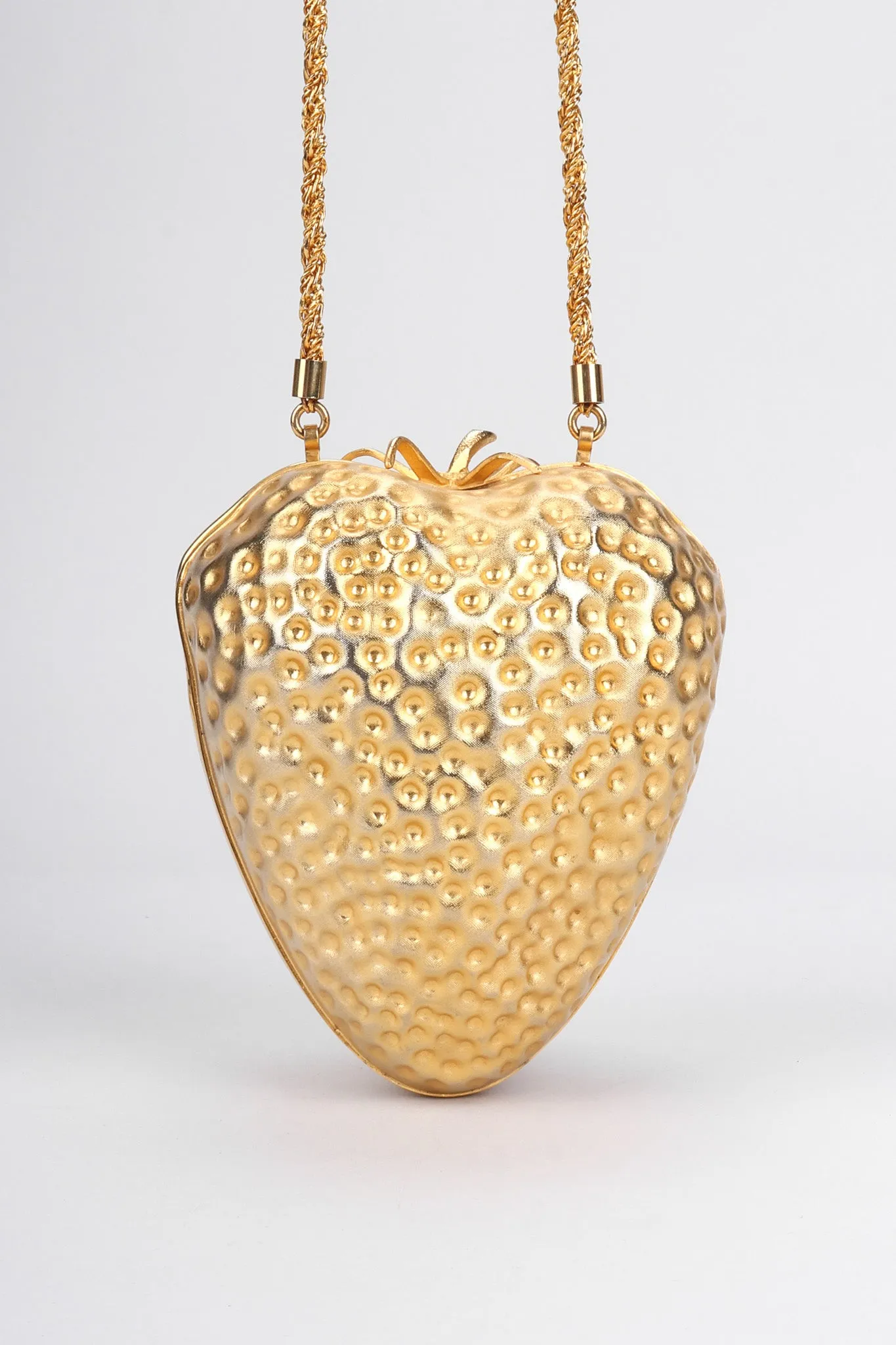Golden Strawberry Bag