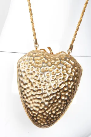 Golden Strawberry Bag