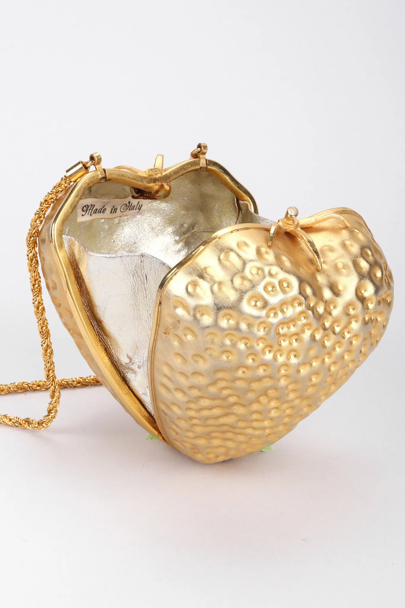 Golden Strawberry Bag