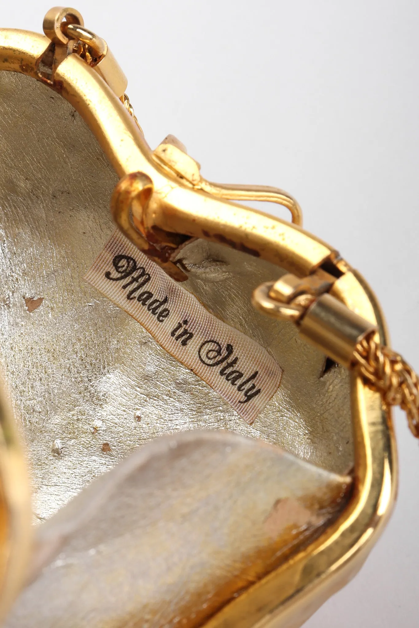 Golden Strawberry Bag
