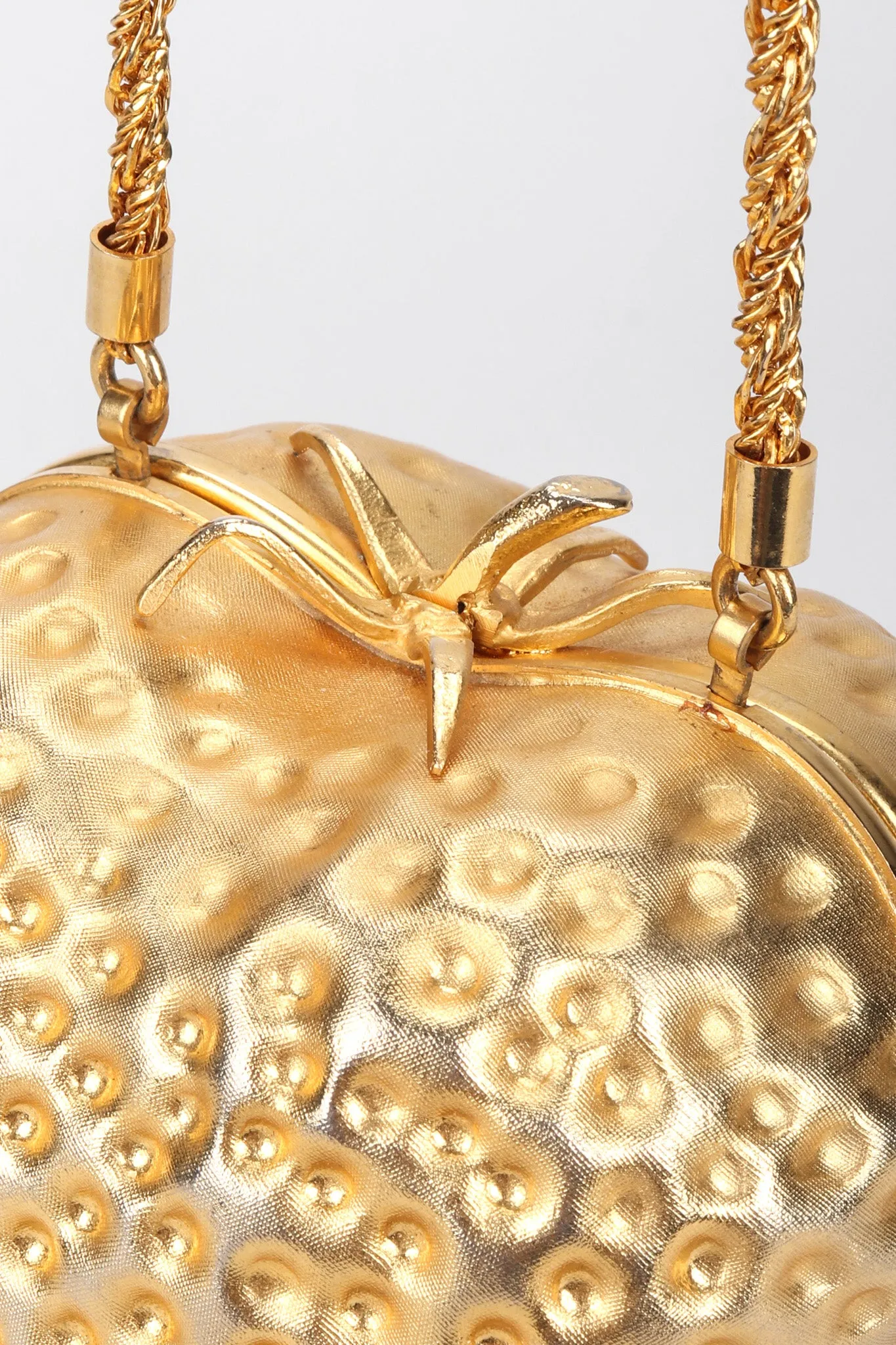 Golden Strawberry Bag