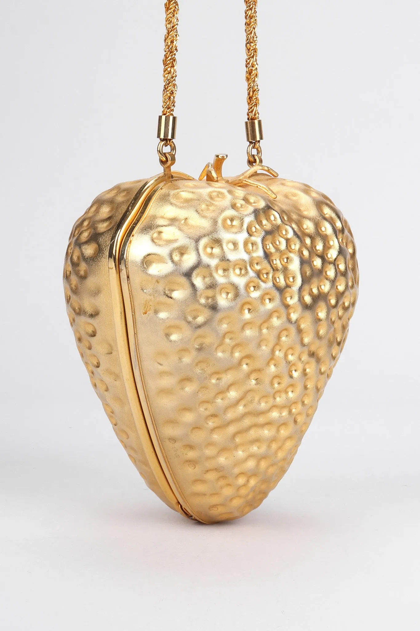Golden Strawberry Bag