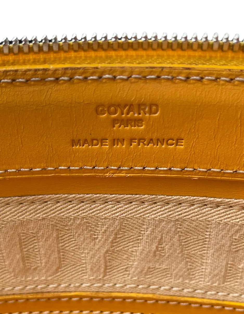 Goyard Yellow Goyardine Okinawa GM Tote Bag