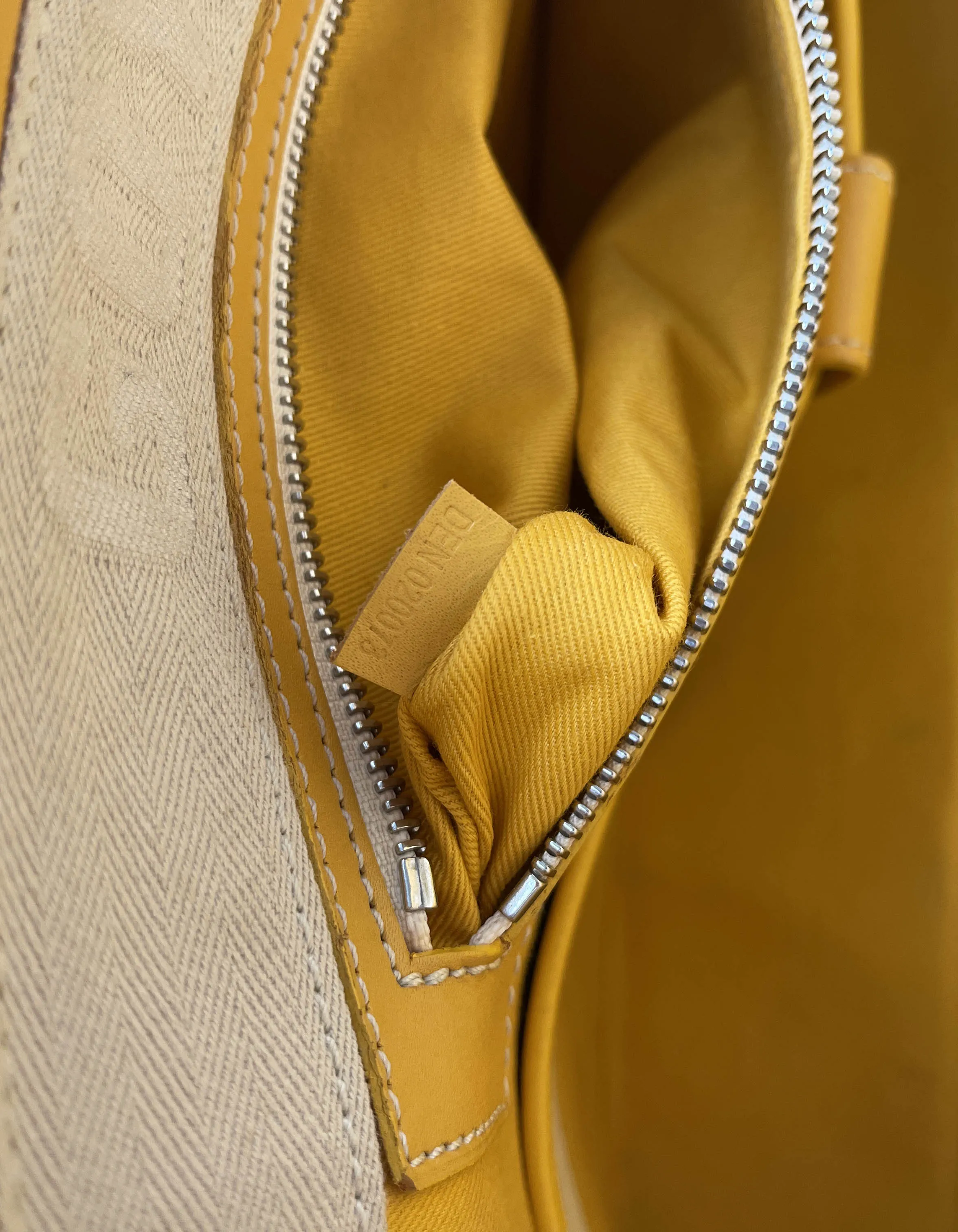 Goyard Yellow Goyardine Okinawa GM Tote Bag