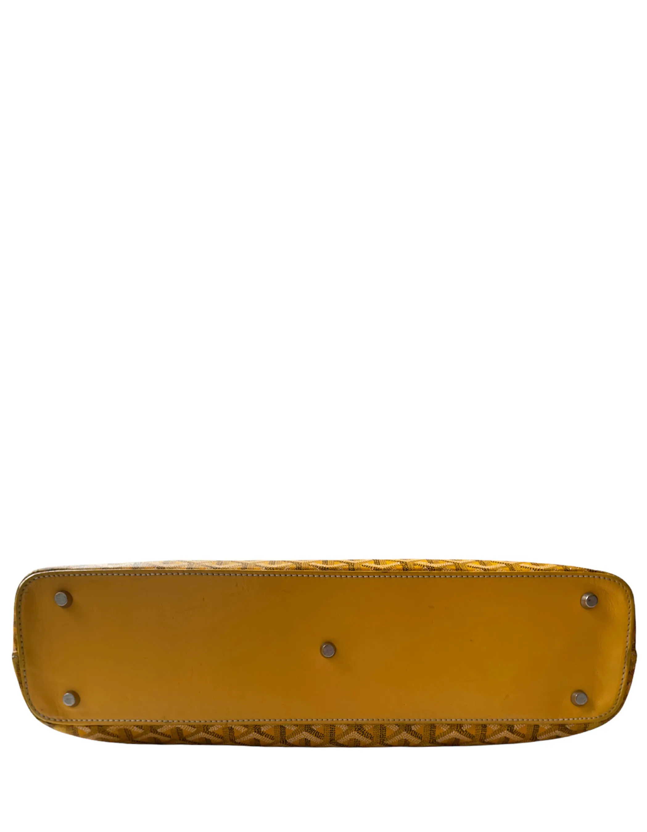 Goyard Yellow Goyardine Okinawa GM Tote Bag