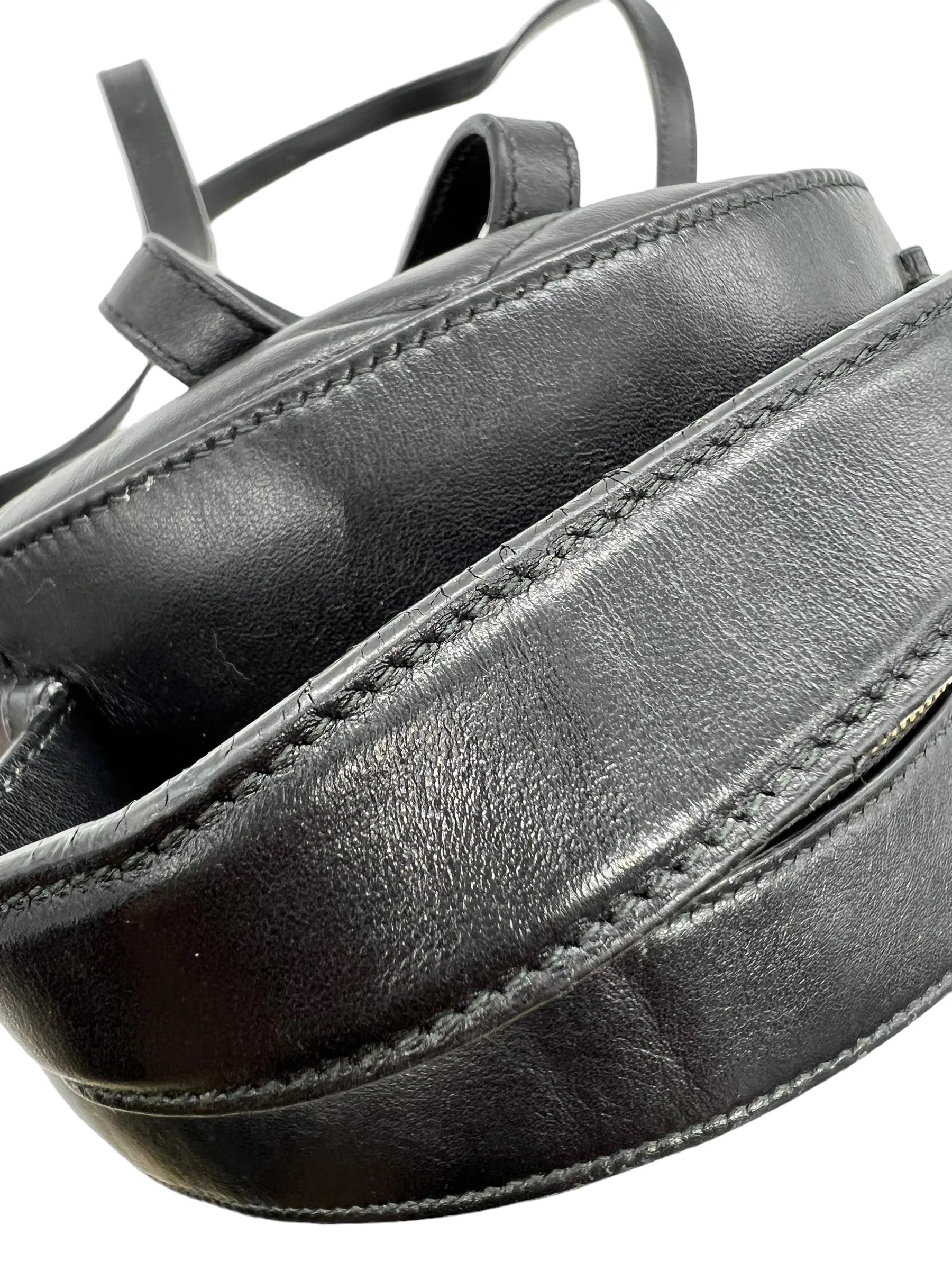 Gucci Black Leather Marmont Backpack