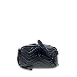 Gucci Marmont Black Small Camera Bag