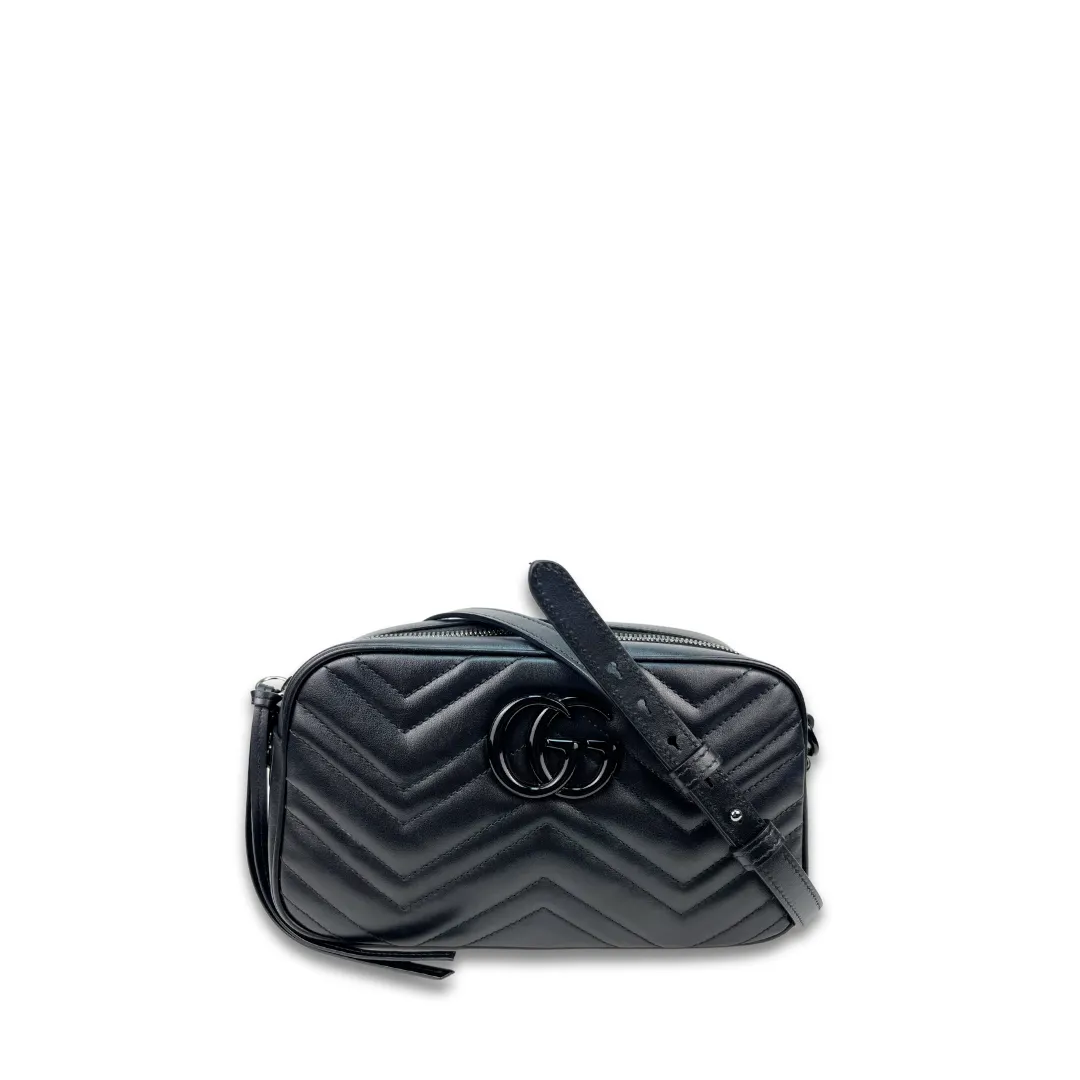 Gucci Marmont Black Small Camera Bag