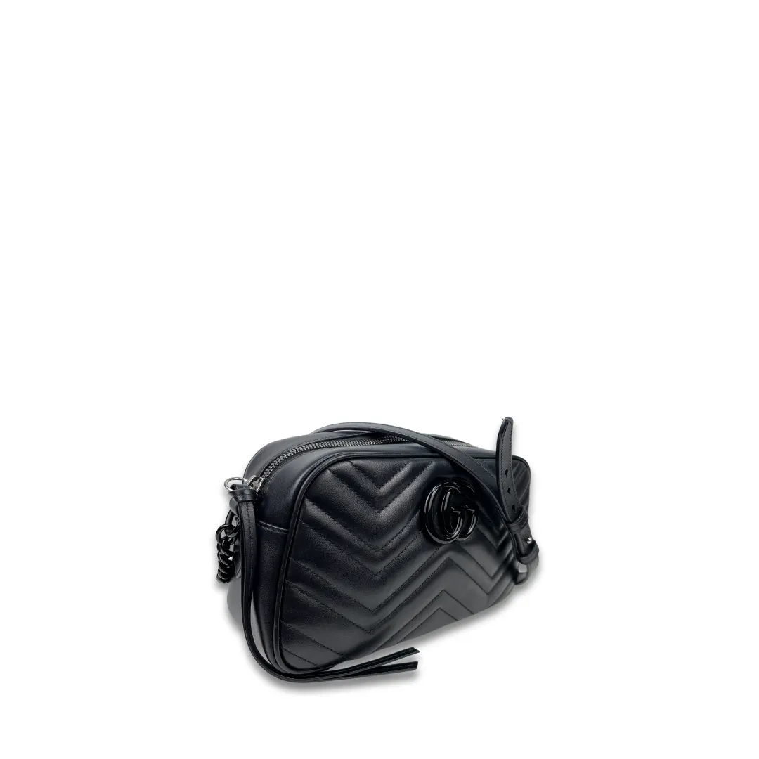 Gucci Marmont Black Small Camera Bag