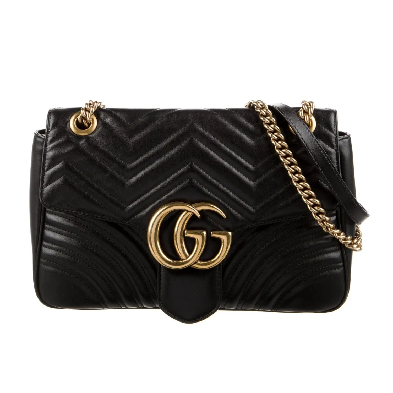 Gucci Medium Double G Marmont Matelasse Bag