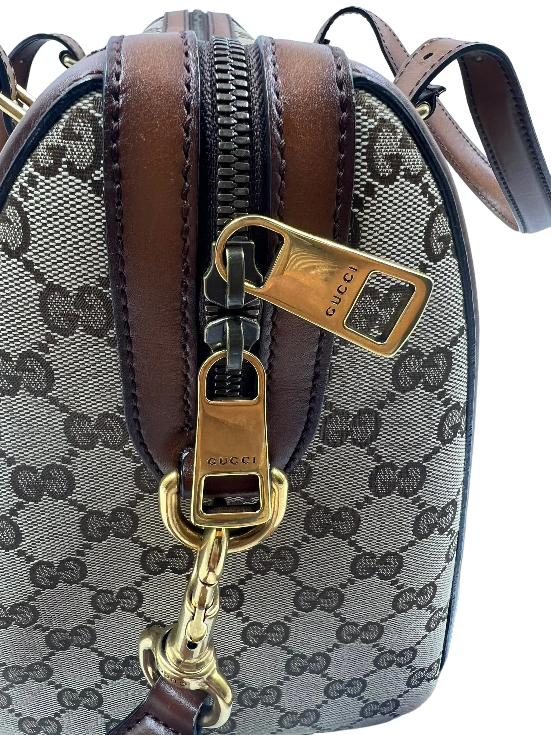 Gucci Medium Lady Web Boston Bag