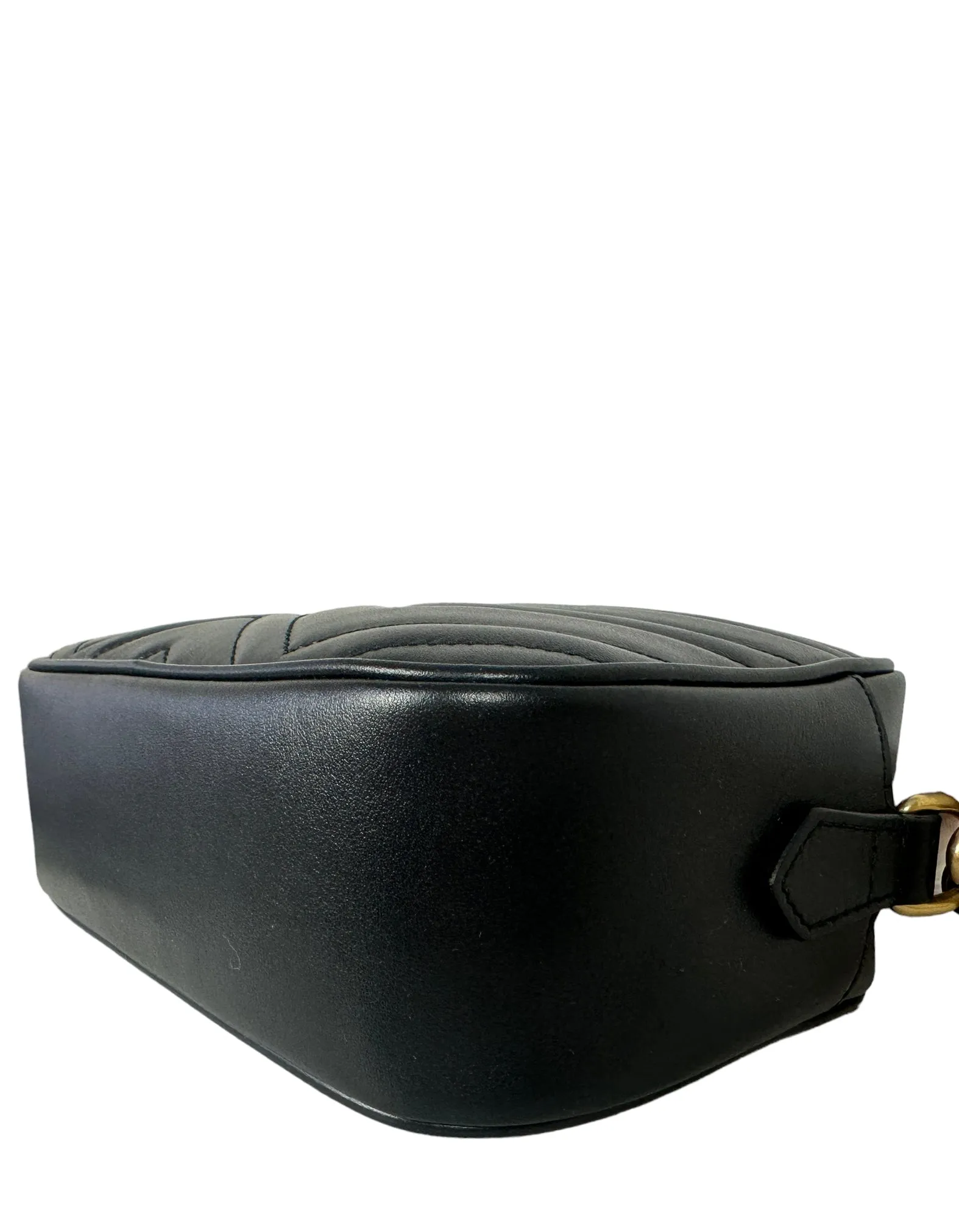 Gucci NEW Black GG Small Marmont Crossbody Bag