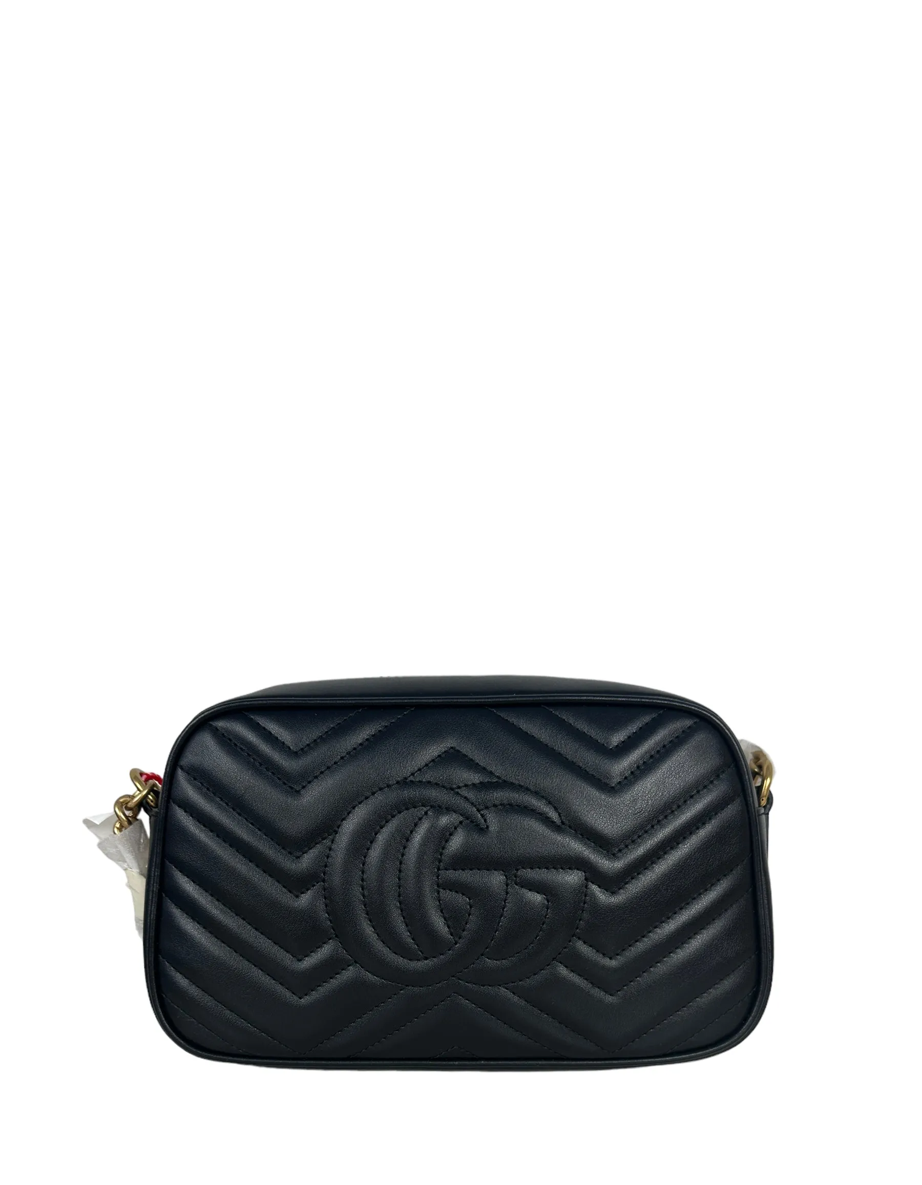 Gucci NEW Black GG Small Marmont Crossbody Bag