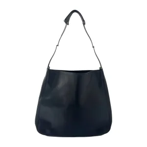 Gucci x Tom Ford Black Leather Horsebit Shoulder Bag