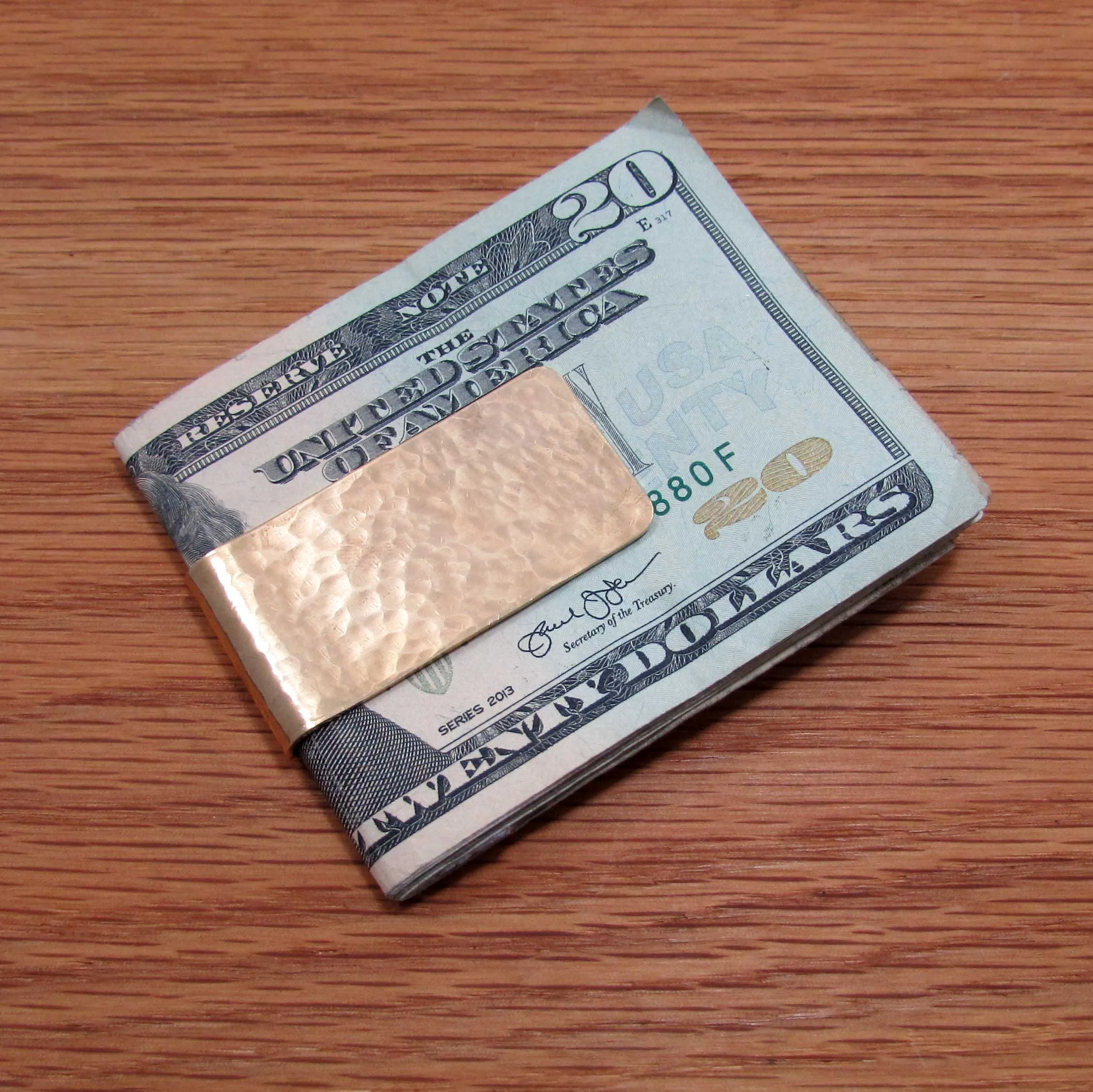 Hammered Money Clips