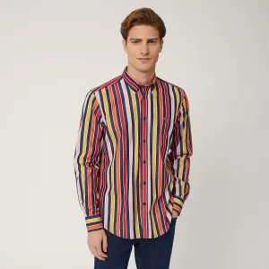 Harmont & Blaine Multicolor Stripe Shirt - Blue