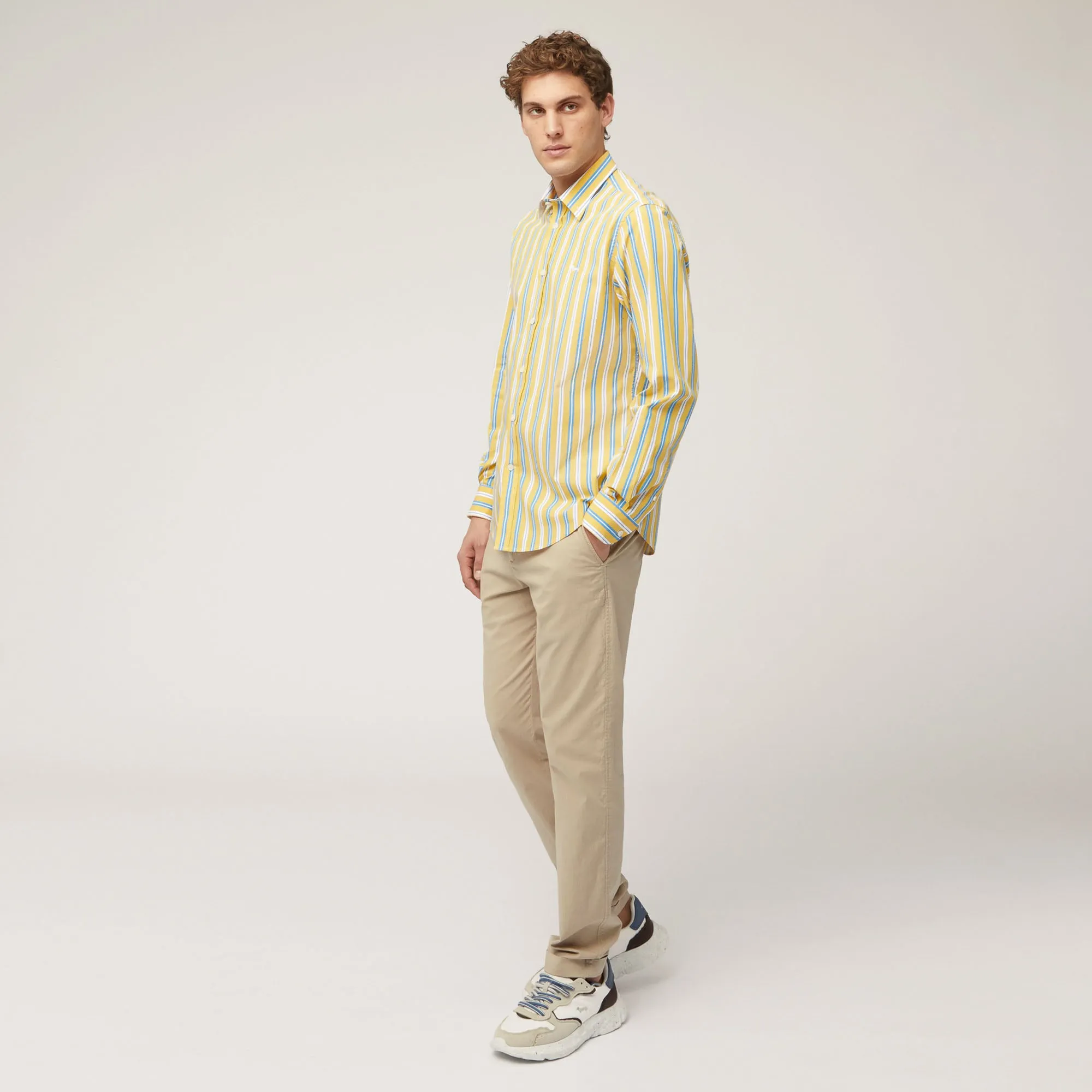 Harmont & Blaine Striped Shirt - Gold