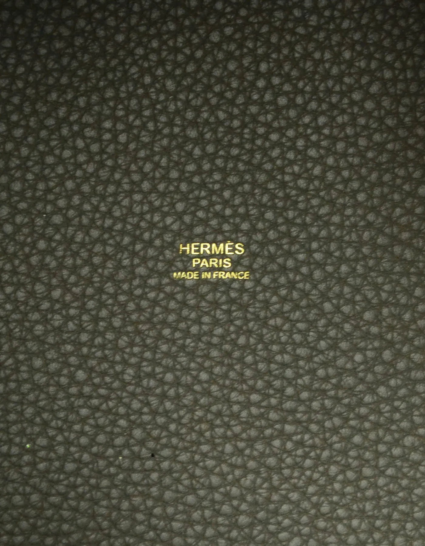 Hermes Etain Taurillon Clemence Leather Picotin Lock 22 Bag