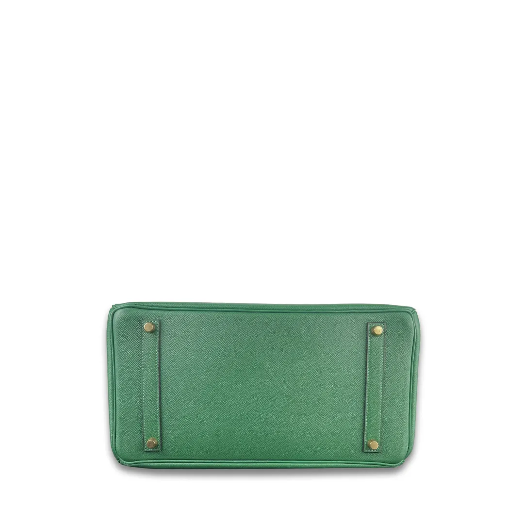 Hermès Courchevel Birkin 35 Vert Bengale