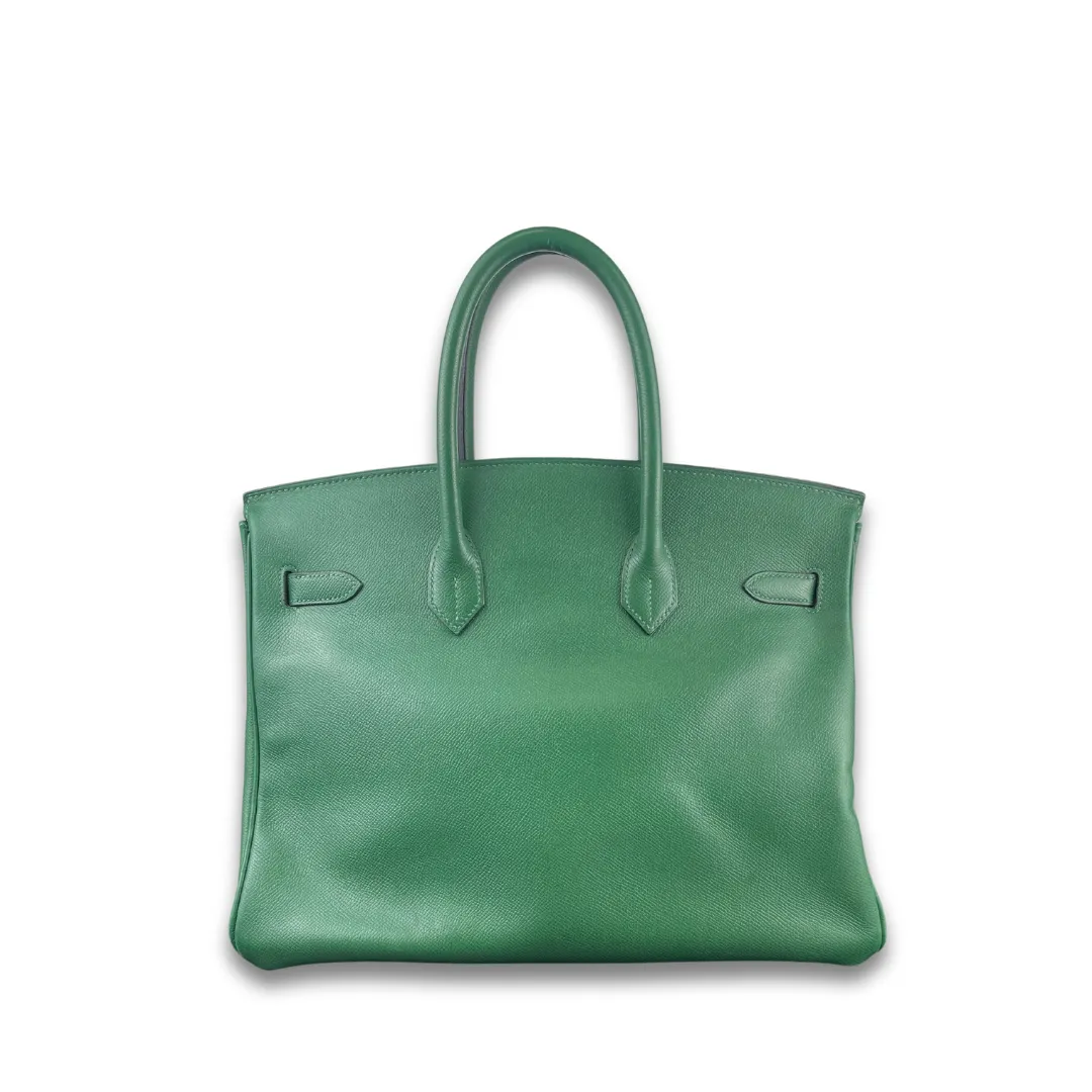 Hermès Courchevel Birkin 35 Vert Bengale