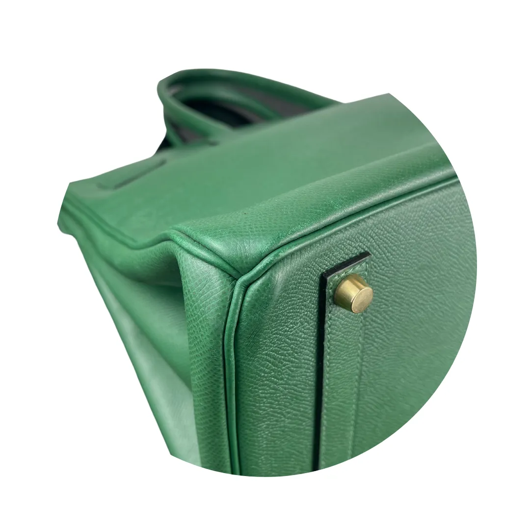 Hermès Courchevel Birkin 35 Vert Bengale