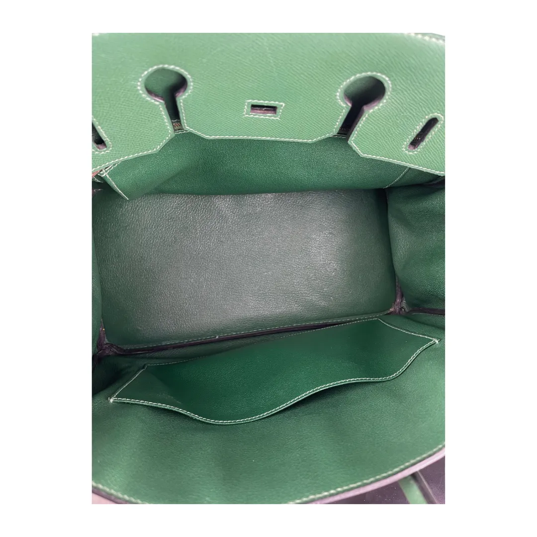 Hermès Courchevel Birkin 35 Vert Bengale