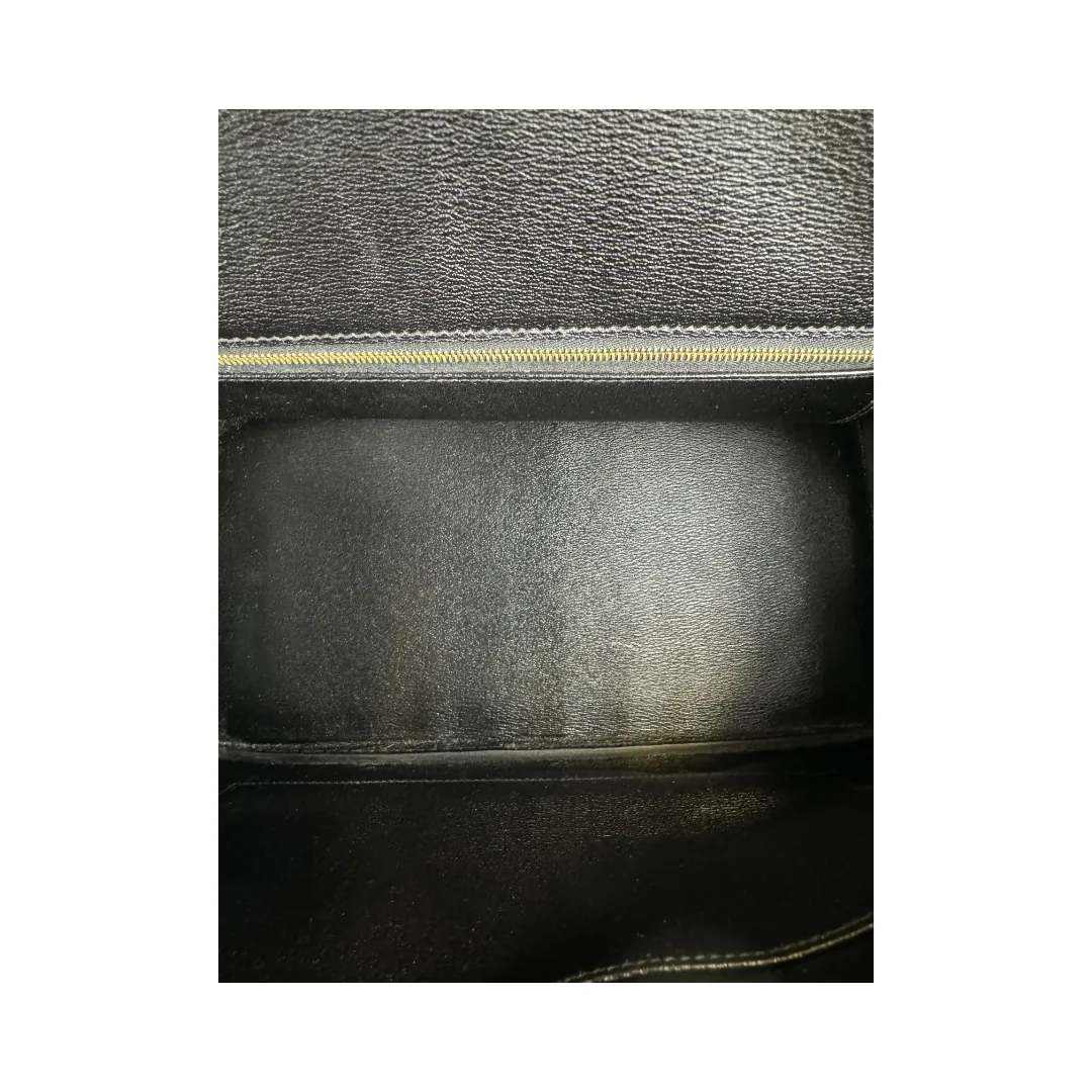 Hermès Shiny Crocodile Porosus Birkin 35 Noir