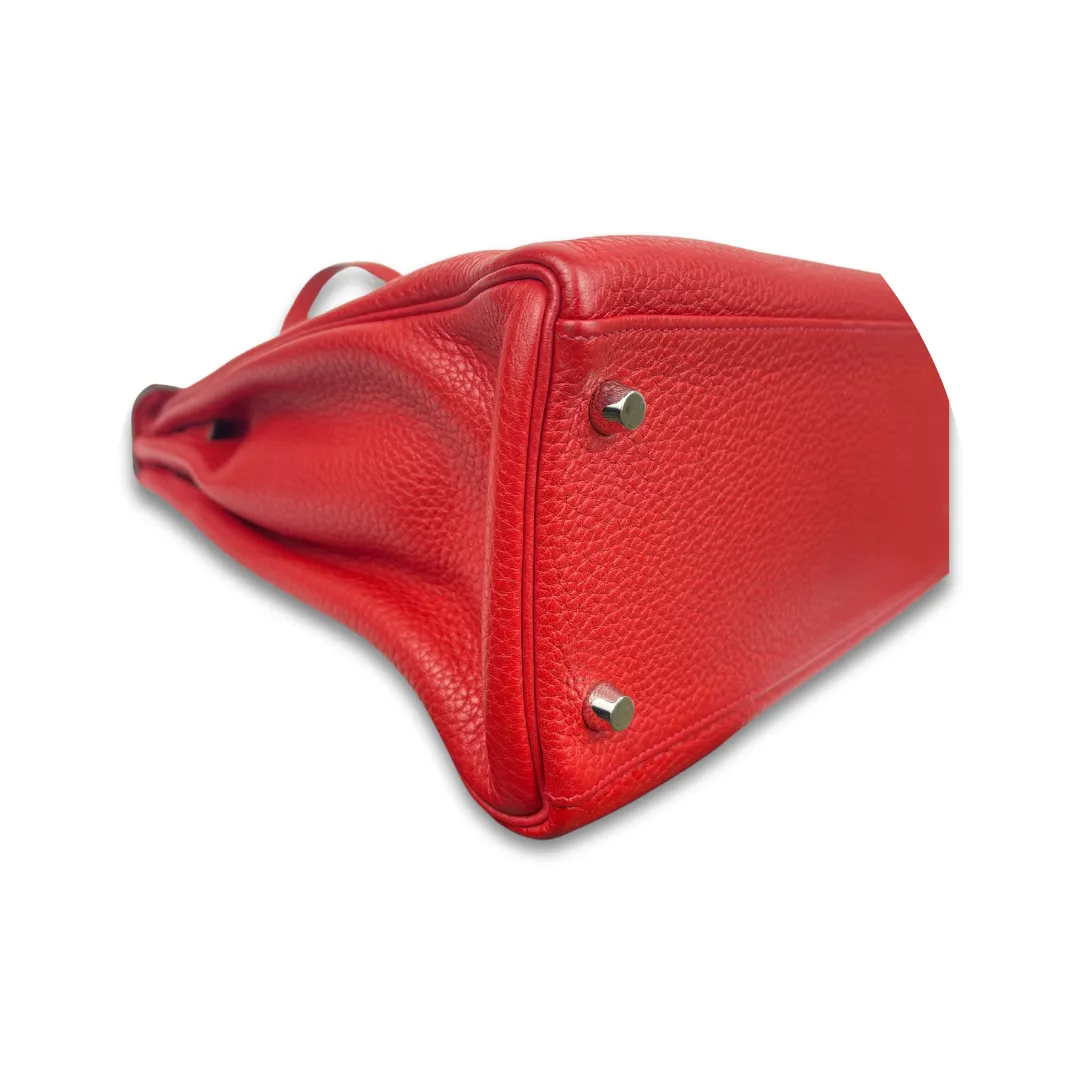 Hermès Togo Kelly Retourne 32 Rouge Casaque