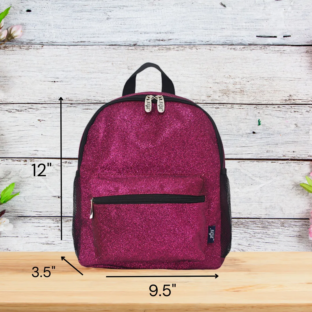 Hot Pink Glitter NGIL Small Gymnastics Competition backpacks and Cheer Dance Backpack