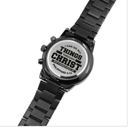 I Can Do All Things Men's Watch
