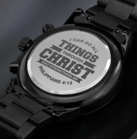 I Can Do All Things Men's Watch